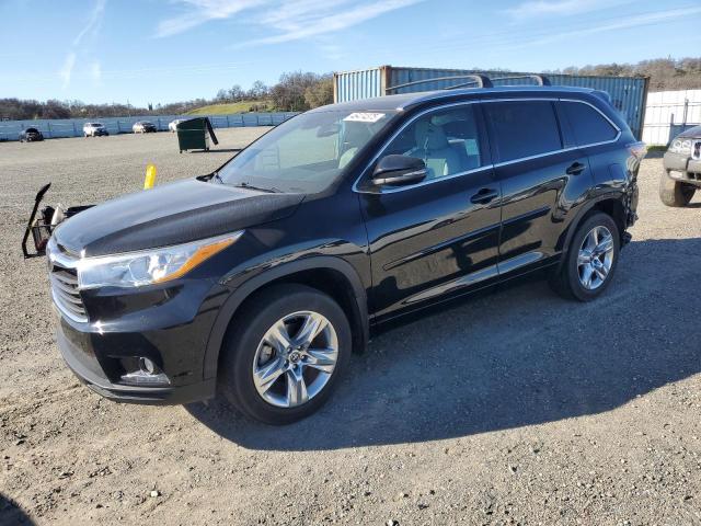 TOYOTA HIGHLANDER 2016 with VIN 5TDDKRFH7GS322798 - Photo from auction