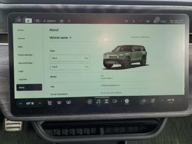 Photo 9 from auction – 2022 RIVIAN R1S LAUNCH with VIN 7PDSGABL4NN000393