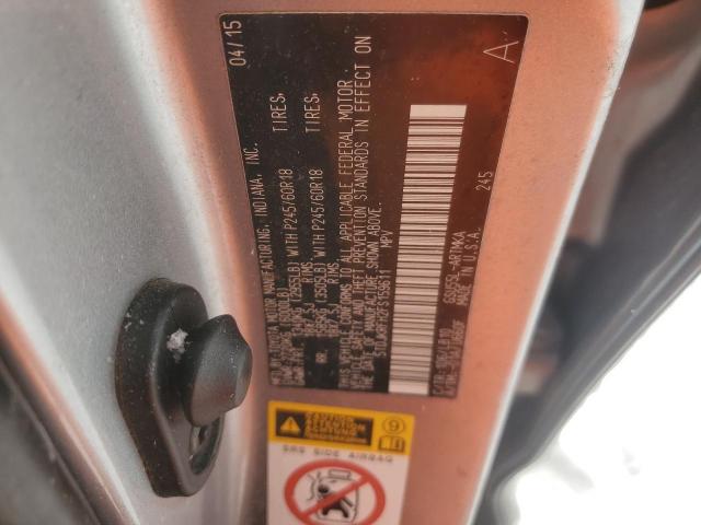 Photo 14 from auction – 2015 TOYOTA HIGHLANDER with VIN 5TDJKRFH2FS159611
