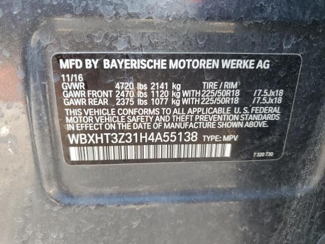 Photo 14 from auction – 2017 BMW X1 XDRIVE2 with VIN WBXHT3Z31H4A55138