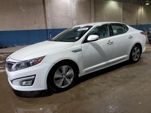 KIA OPTIMA HYB 2014 with VIN KNAGN4AD1E5065424 - Photo from auction