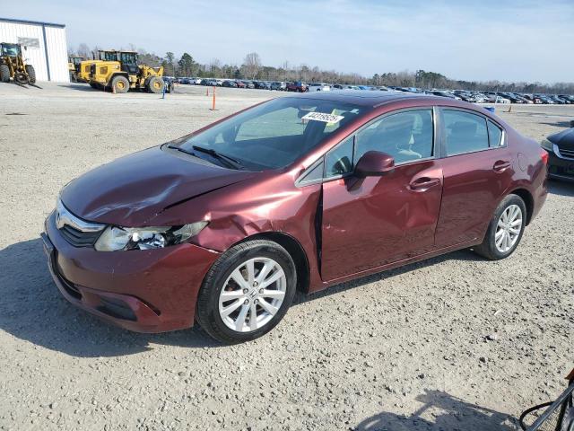 HONDA CIVIC EX 2012 with VIN 19XFB2F84CE340017 - Photo from auction