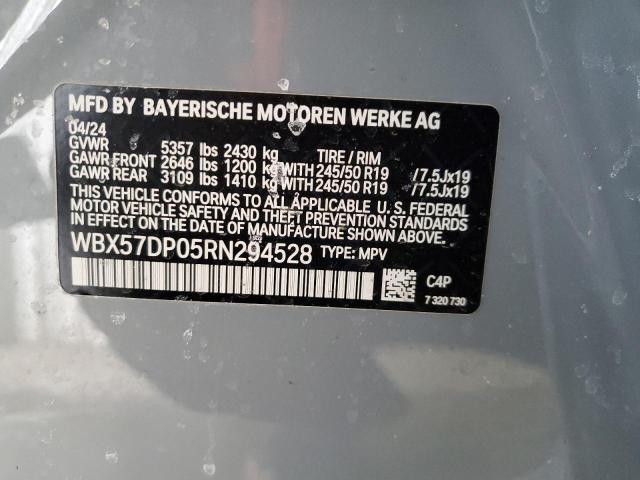 Photo 14 from auction – 2024 BMW X3 XDRIVE3 with VIN WBX57DP05RN294528