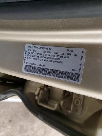 Photo 14 from auction – 2004 PORSCHE CAYENNE S with VIN WP1AB29P64LA71748