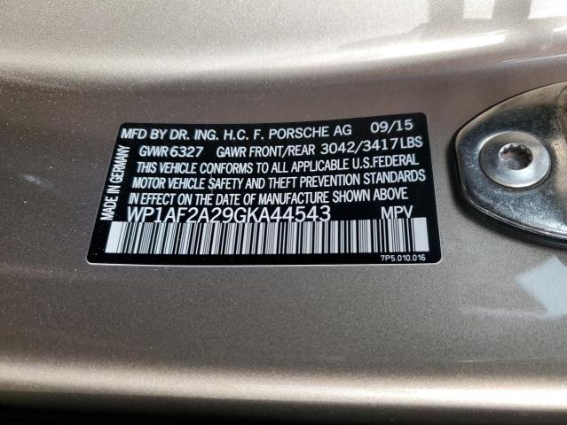 Photo 14 from auction – 2016 PORSCHE CAYENNE with VIN WP1AF2A29GKA44543