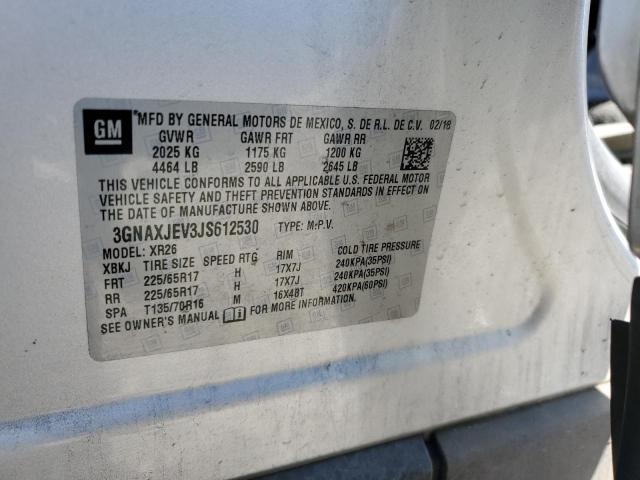 Photo 14 from auction – 2018 CHEVROLET EQUINOX LT with VIN 3GNAXJEV3JS612530