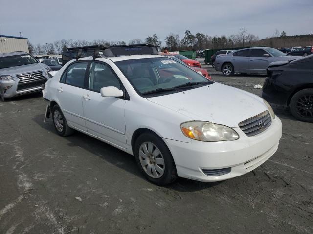 Photo 4 from auction – 2003 TOYOTA COROLLA CE with VIN 2T1BR38E03C151589
