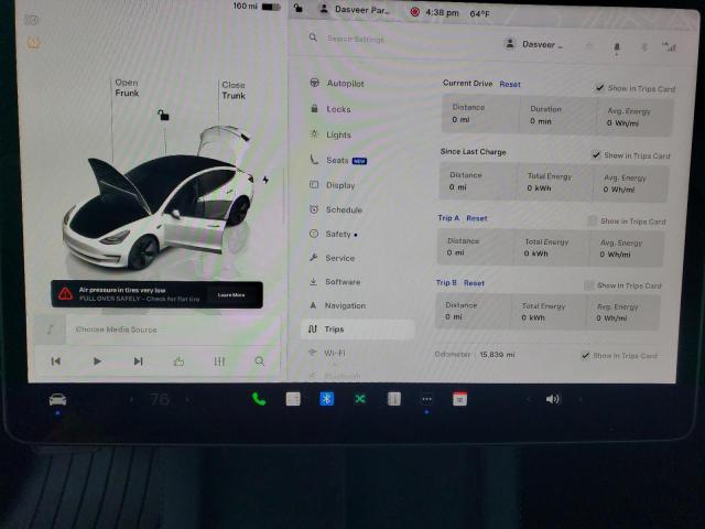 Photo 9 from auction – 2023 TESLA MODEL 3 with VIN 5YJ3E1EA1PF602164
