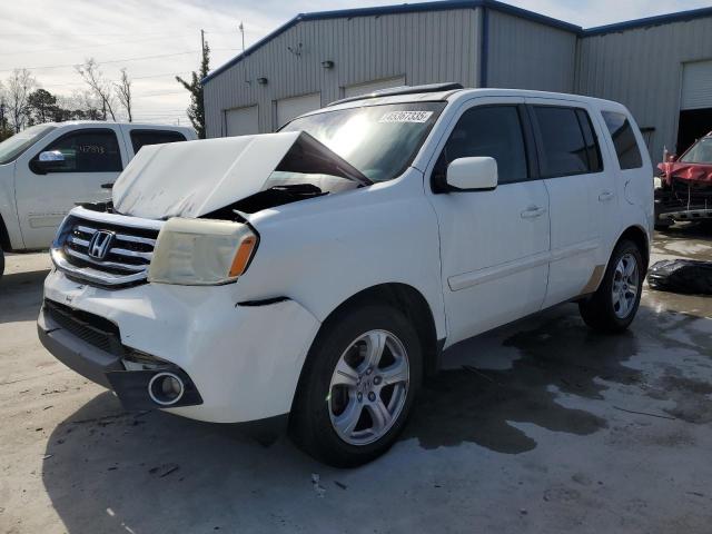HONDA PILOT EXL 2012 with VIN 5FNYF3H55CB033259 - Photo from auction