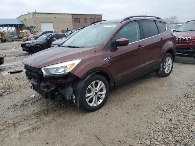 FORD ESCAPE SE 2018 with VIN 1FMCU9GD7JUC26234 - Photo from auction