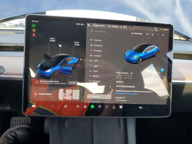 Photo 9 from auction – 2022 TESLA MODEL 3 with VIN 5YJ3E1EB7NF299736