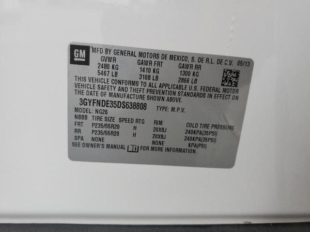 Photo 14 from auction – 2013 CADILLAC SRX PERFOR with VIN 3GYFNDE35DS638808