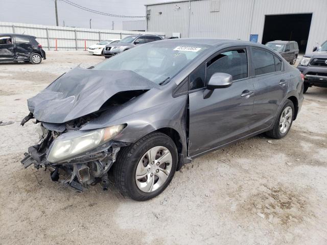 HONDA CIVIC LX 2013 with VIN 19XFB2F57DE021704 - Photo from auction