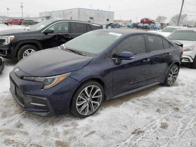 TOYOTA COROLLA SE 2022 with VIN 5YFS4MCE4NP121462 - Photo from auction