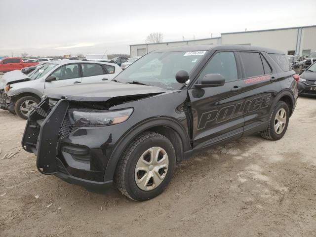 FORD EXPLORER P 2021 with VIN 1FM5K8AB3MGC27898 - Photo from auction