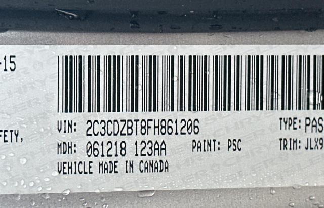Photo 10 from auction – 2015 DODGE CHALLENGER with VIN 2C3CDZBT8FH861206