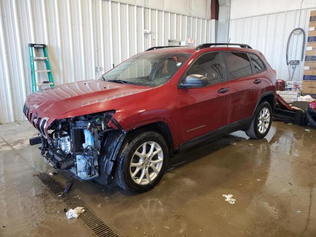 JEEP CHEROKEE S 2015 with VIN 1C4PJLAB6FW707638 - Photo from auction