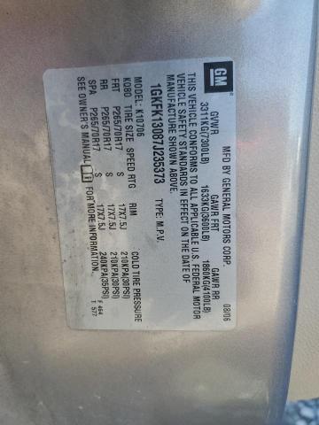 Photo 14 from auction – 2007 GMC YUKON with VIN 1GKFK13087J235373