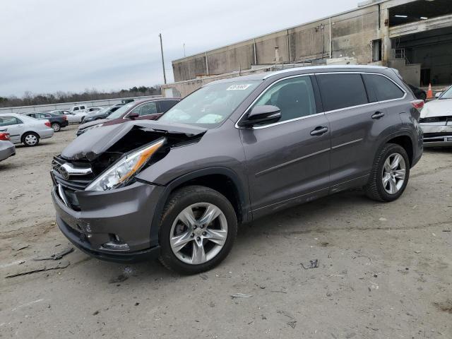 TOYOTA HIGHLANDER 2015 with VIN 5TDYKRFH8FS062217 - Photo from auction