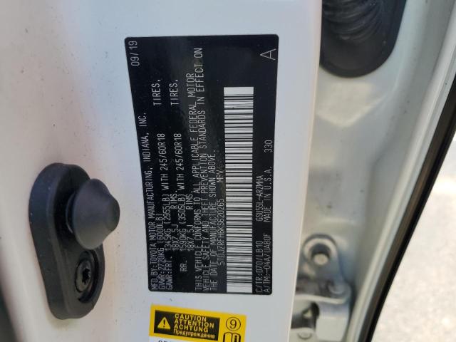 Photo 14 from auction – 2019 TOYOTA HIGHLANDER with VIN 5TDJZRFH6KS620265