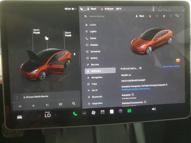 Photo 9 from auction – 2023 TESLA MODEL 3 with VIN 5YJ3E1EA4PF434987