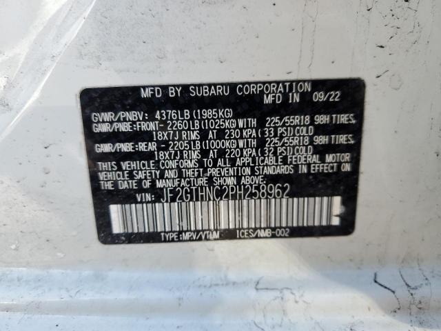 Photo 14 from auction – 2023 SUBARU CROSSTREK with VIN JF2GTHNC2PH258962