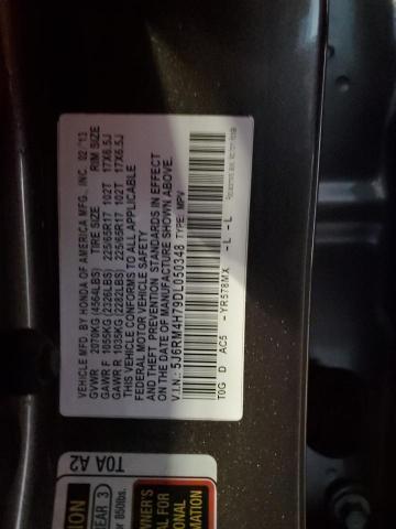 Photo 14 from auction – 2013 HONDA CR-V EXL with VIN 5J6RM4H79DL050348