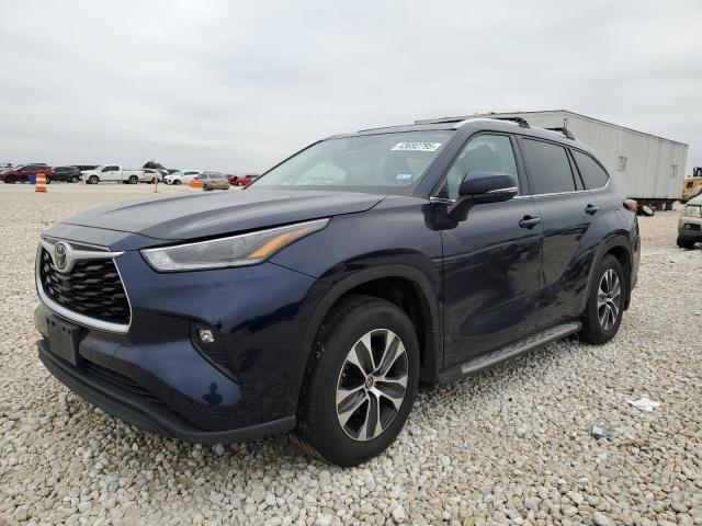 TOYOTA HIGHLANDER 2021 with VIN 5TDGZRAH1MS082546 - Photo from auction