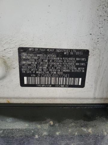 Photo 14 from auction – 2011 SUBARU FORESTER 2 with VIN JF2SHABC4BH772943
