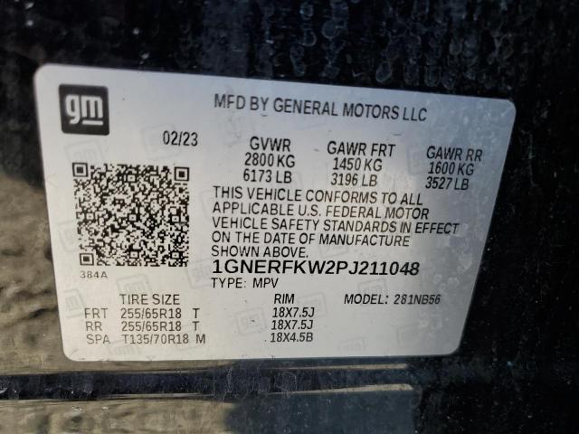 Photo 14 from auction – 2023 CHEVROLET TRAVERSE L with VIN 1GNERFKW2PJ211048