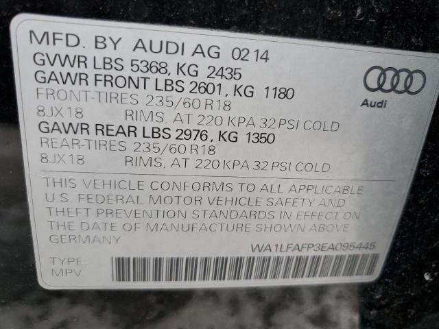 Photo 14 from auction – 2014 AUDI Q5 PREMIUM with VIN WA1LFAFP3EA095445