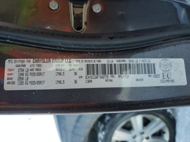 Photo 14 from auction – 2015 DODGE JOURNEY SX with VIN 3C4PDCCG6FT602779