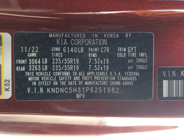 Photo 14 from auction – 2023 KIA CARNIVAL E with VIN KNDNC5H31P6251982
