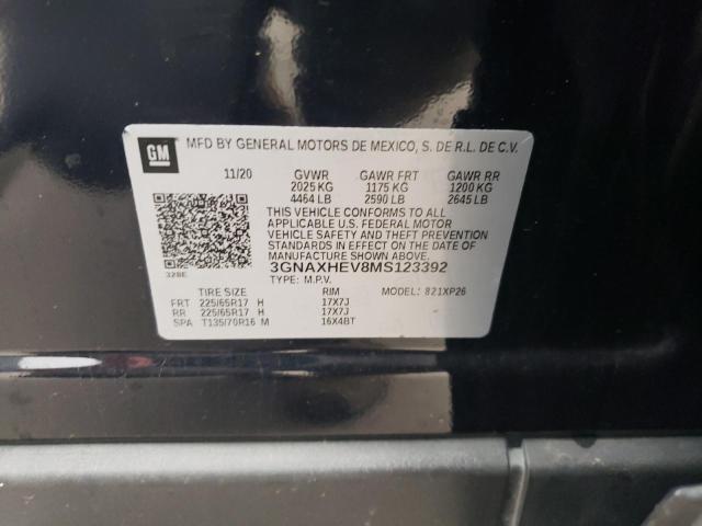 Photo 14 from auction – 2021 CHEVROLET EQUINOX LS with VIN 3GNAXHEV8MS123392