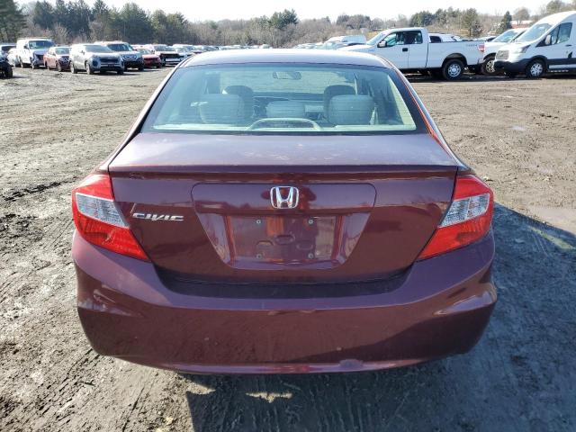 Photo 6 from auction – 2012 HONDA CIVIC LX with VIN 19XFB2F54CE365571