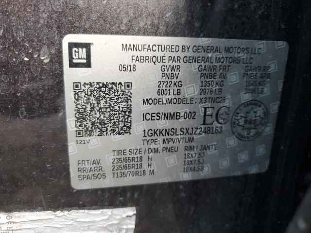 Photo 14 from auction – 2018 GMC ACADIA SLE with VIN 1GKKNSLSXJZ248163