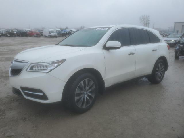 ACURA MDX TECHNO 2014 with VIN 5FRYD4H41EB027723 - Photo from auction