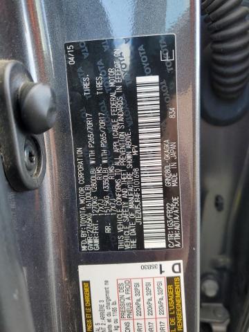 Photo 14 from auction – 2015 TOYOTA 4RUNNER SR with VIN JTEZU5JR4F5101698