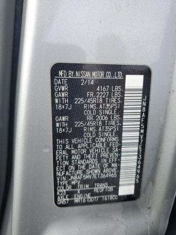 Photo 14 from auction – 2014 NISSAN JUKE S with VIN JN8AF5MV7ET364965