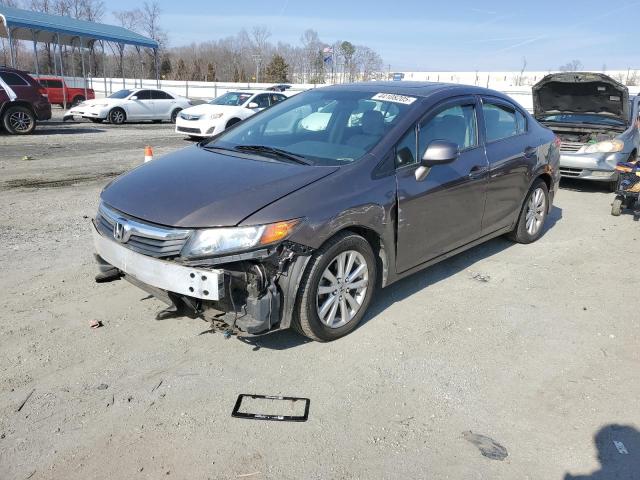 HONDA CIVIC EXL 2012 with VIN 2HGFB2F90CH550287 - Photo from auction