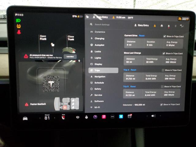 Photo 9 from auction – 2022 TESLA MODEL 3 with VIN 5YJ3E1EA8NF286601