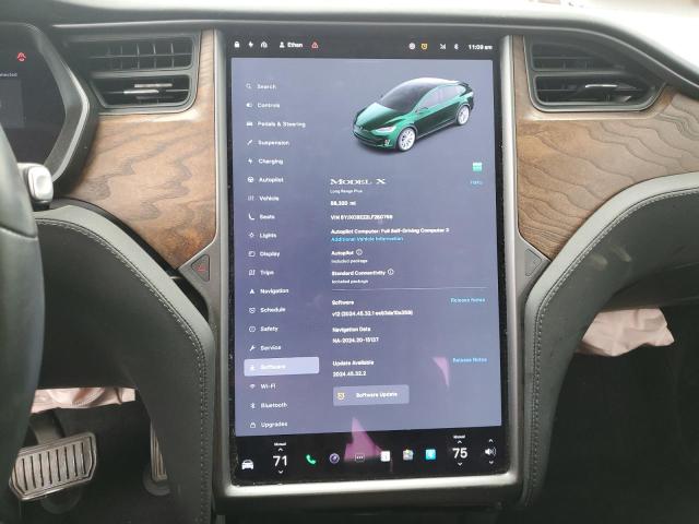 Photo 9 from auction – 2020 TESLA MODEL X with VIN 5YJXCBE22LF250759
