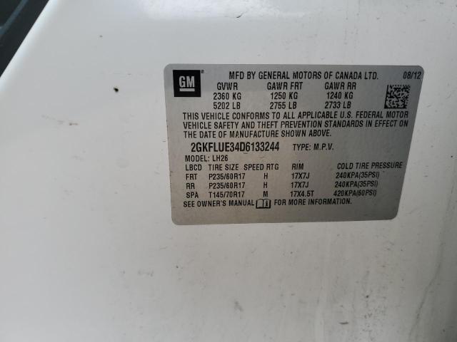 Photo 14 from auction – 2013 GMC TERRAIN SL with VIN 2GKFLUE34D6133244