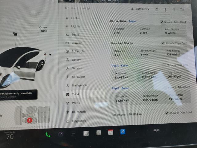 Photo 9 from auction – 2019 TESLA MODEL 3 with VIN 5YJ3E1EB0KF512442