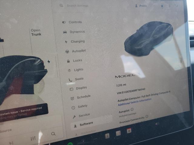 Photo 9 from auction – 2024 TESLA MODEL 3 with VIN 5YJ3E1EA6RF744142