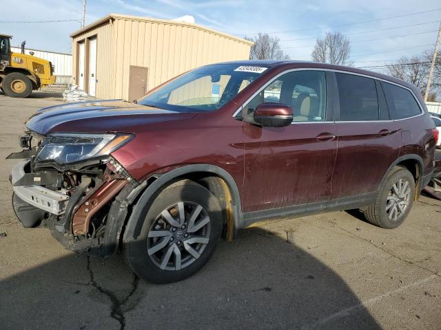 HONDA PILOT EXL 2021 with VIN 5FNYF6H52MB006068 - Photo from auction