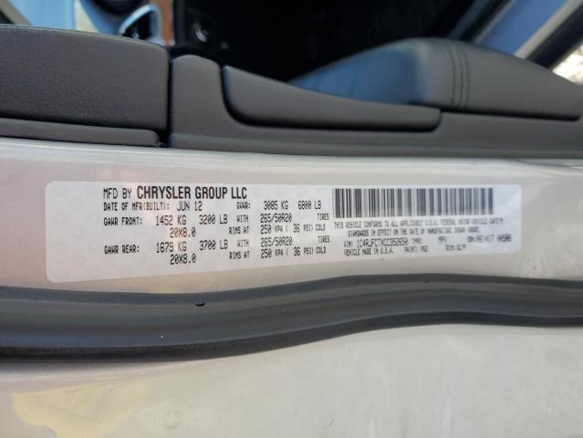 Photo 14 from auction – 2012 JEEP GRAND CHER with VIN 1C4RJFCTXCC352650