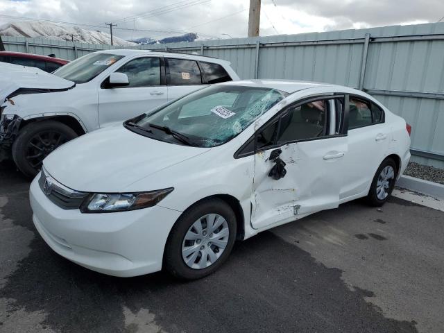 HONDA CIVIC LX 2012 with VIN 2HGFB2F57CH587186 - Photo from auction