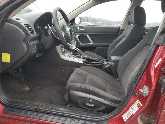 Photo 7 from auction – 2009 SUBARU LEGACY 2.5 with VIN 4S3BL616297220699