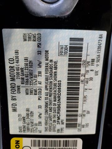 Photo 14 from auction – 2022 FORD BRONCO SPO with VIN 3FMCR9B63NRD08503